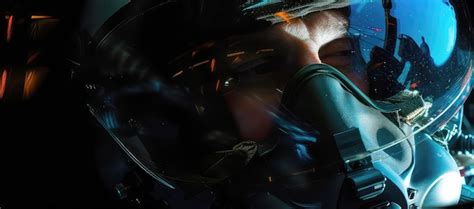 Premium Photo | The pilots eyes tell a story of courage and resilience