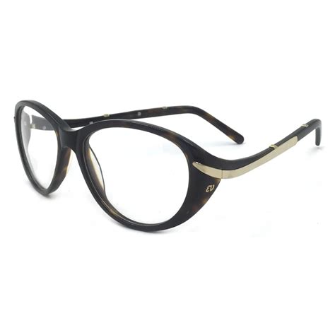 Laura Fairy Fashion Style Women Glasses Frame Black Demi Brown Color