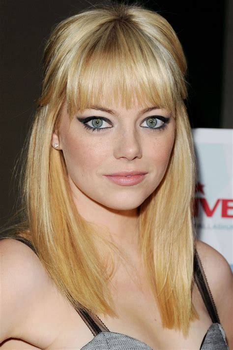 Emma Stone Short Blonde Hair