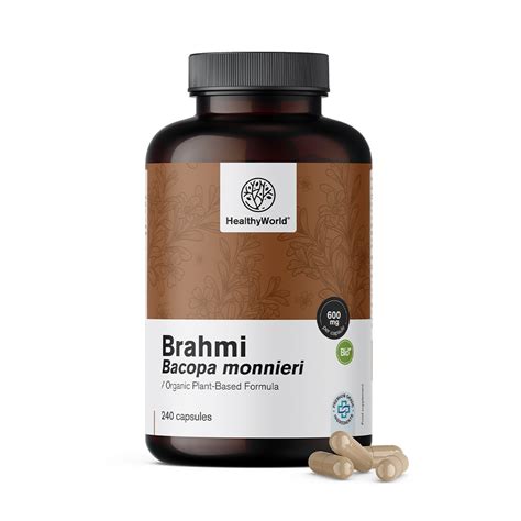 Брахми 600 мг, 240 капсули - HealthyWorld.bg