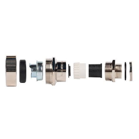 Кабельный ввод для металлорукава латунный c метрической резьбой «M»