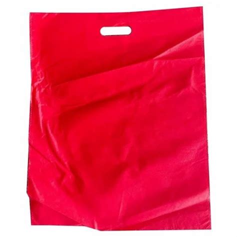 Plain Red D Cut Non Woven Bags For Grocery At Rs 95 Kg In Bhiwani Id