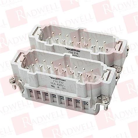 710860 Connector/Terminal/Pin by WALTHER ELECTRIC