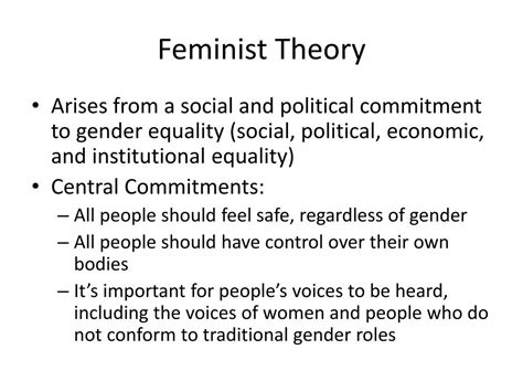 Ppt Feminist Theory And Gender Studies Powerpoint Presentation Free
