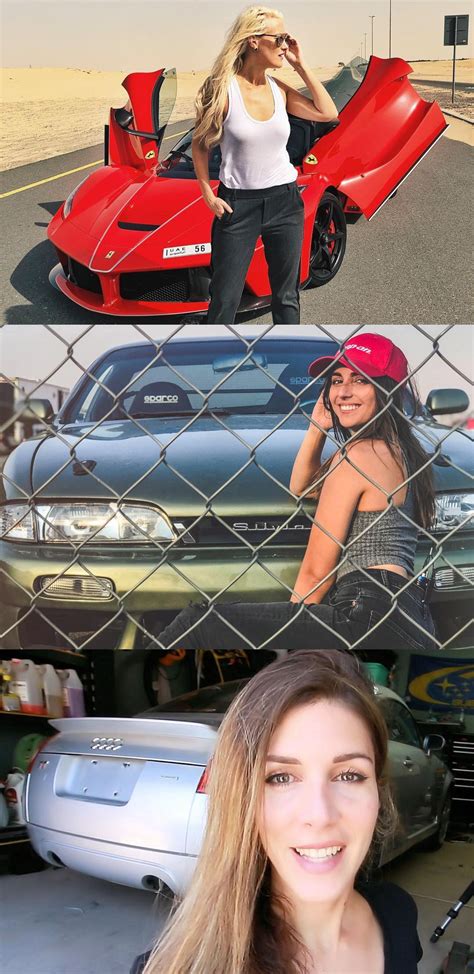 Top 3 Girls Youtubers That Are Hardcore Car Enthusiasts Cars Car