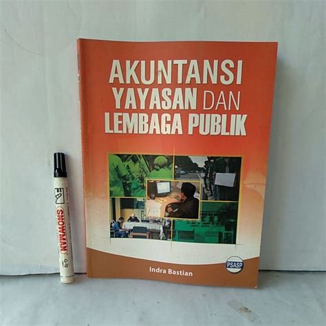 Jual Buku Akuntansi Yayasan Dan Lembaga Publik Indra Bastian Shopee