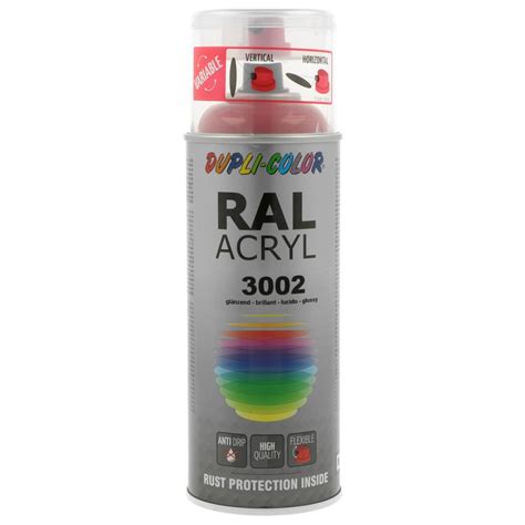 DUPLI COLOR RAL 3002 Karminrot Glanz 400 Ml Glanz 400 Ml RAL