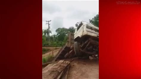 Ponte N O Suporta Peso De Caminh O E Desaba Em Esperantin Polis Ma