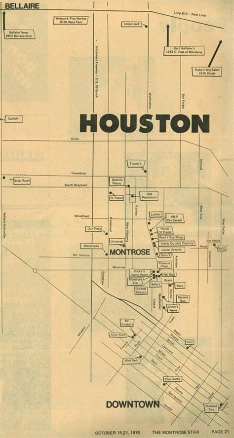 Houston Gay Bars Map Nasvemet
