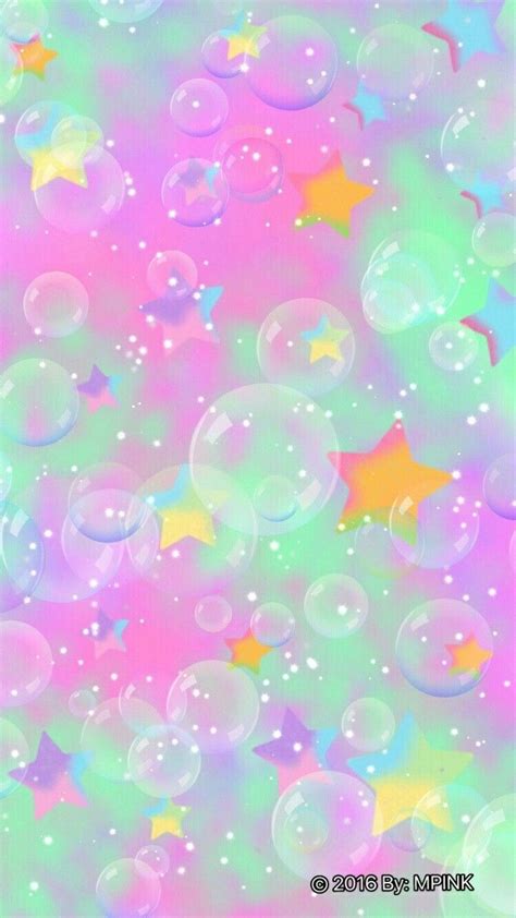 Pastel Cute Bubbles Wallpaper Parketis