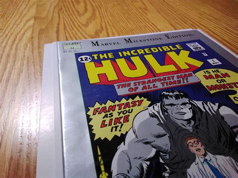 Marvel Milestone Edition Hulk Comic Books Modern Age Marvel