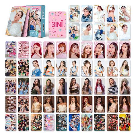 Pcs Box Bini Hot Lomo Card Bini Photocards Sheena Aiah Colet Maloi Stacey Mikha Jhoanna Gwen