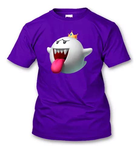 Playera Fantasma Rey Boo Mario Bros Meses sin interés