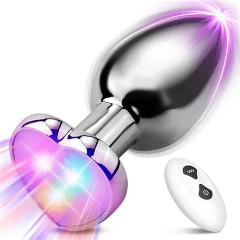 Vibrador Plug Anal Masajeador Inoxidable Con Control Remoto Envío gratis