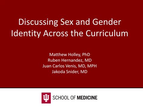 Pdf Discussing Sex And Gender Identity Across The Curriculum