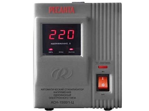 Стабилизатор напряжения Ресанта АСН-1500/1-Ц, до 1,5кВт купить в Сочи ...