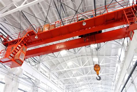 Double Girder Overhead Crane Qb Huagong Industry Group With Grab