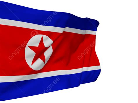 North Korea Flag Flying Image North Korea Flag Flying North Korea Flag North Korea Png