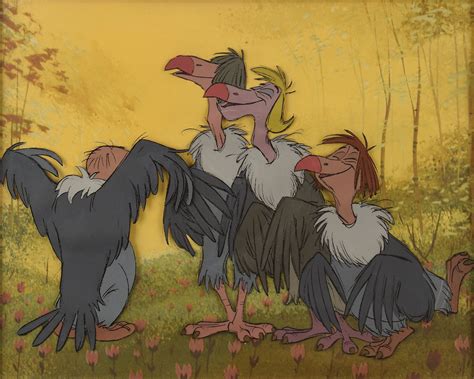 Vultures Production Cel From The Jungle Book Rr Auction