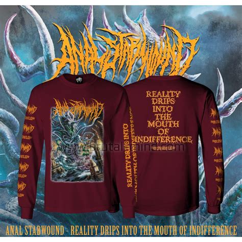 ORIGINAL LONGSLEEVE ANAL STABWOUND Reality Drips Into The Mouth Of Indifference Shopee Malaysia