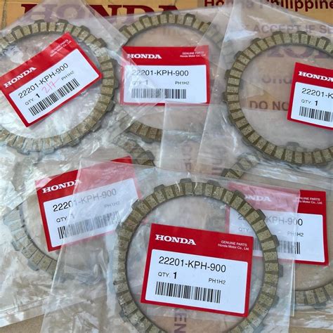 Honda Genuine Xrm Wave Clutch Lining Per Pc Set Shopee