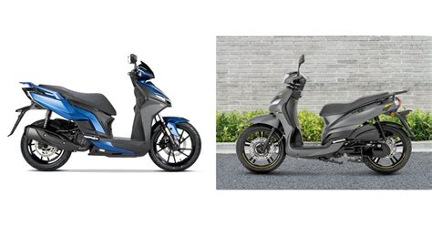 Motorrad Vergleich Kymco Agility S 125i CBS 2023 Vs Peugeot Tweet 125