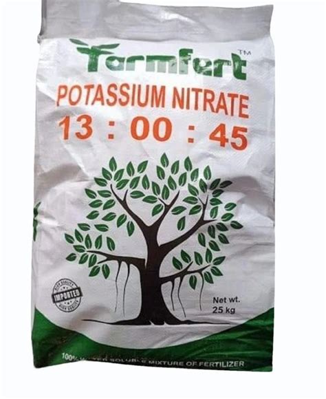 Powder White 25kg Farmfert 13 00 45 Potassium Nitrate Hdpe Bag At Rs 3200 Tonne In Hosur