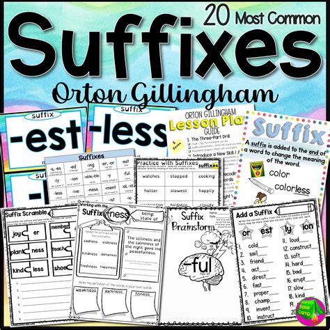 Prefixes Roots Suffixes Orton Gillingham Morphology Word Lists Hot Sex Picture