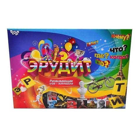 Настольная игра Danko Toys Эрудит regbnm в магазине【Умнички Тойс】