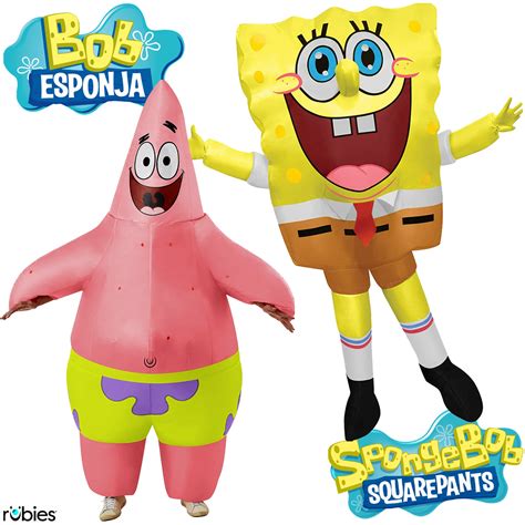 Fantasias De Carnaval Infláveis Bob Esponja Calça Quadrada E Patrick