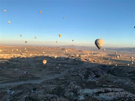 Cappadocia Hot Air Baloon Trip Turkey Editorial Image Image Of Baloon Cappadocia