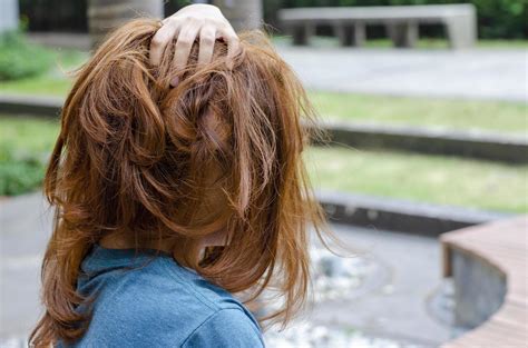 Blonde Asian Woman With Messy Hair Stock Photo At Vecteezy