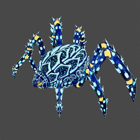 The Cave Spider 3d Model By Sashakholostenko