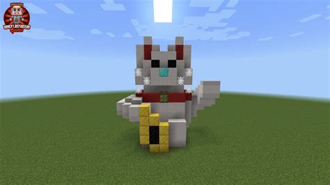 lucky cat statue minecraft map