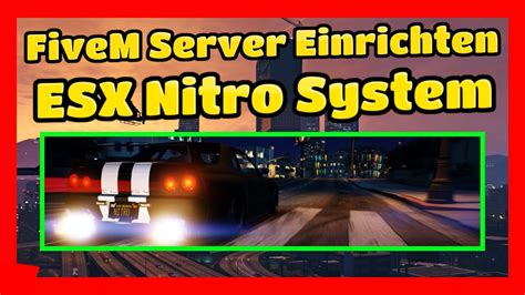 Fivem Server Einrichten 520 Esx Nitro System Fivem Esx Server