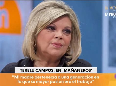 Terelu Campos Revela Rota En Lágrimas Cómo Fueron Los últimos Días De Su Madre Se Levantaba