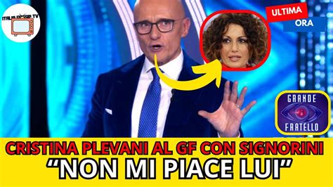 CRISTINA PLEVANI AL GRANDE FRATELLO CON ALFONSO SIGNORINI NEL CAST