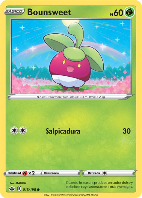 Bounsweet Reinado Escalofriante Tcg Wikidex La Enciclopedia Pokémon