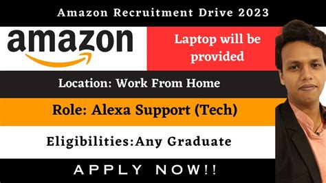 🔴 Permanent Work From Home Job Update For Freshers 2023 Amazon Is Hiring Freshers Apply Now