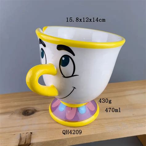 Cartoon Beauty And The Beast Teapot And Cup Ceramic Coffee Tea Pot Cup Sets One Set Lovely ...