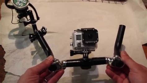 Tuto fabriquer une platine support éclairage GoPro pour la plongée