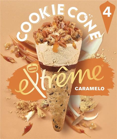 Extreme Cookie Cono Caramelo Unidades Helados Nestle Helados Nestle