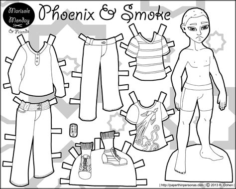 Раскраска кукла мальчик распечатать