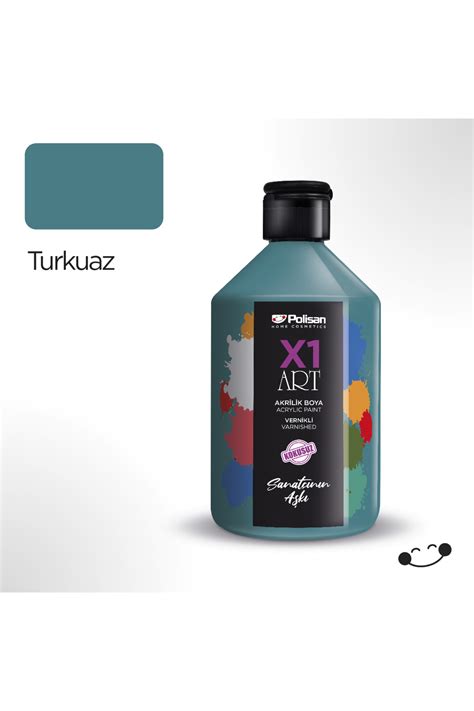 Polisan X1 Art Vernikli Hobi Boyası Turkuaz 500 Ml Fiyatı Yorumları