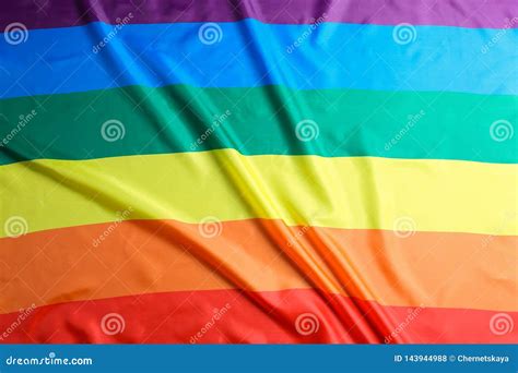 Bandera Gay Del Arco Iris Brillante Como Fondo Foto De Archivo Imagen De Lesbiana Indicador