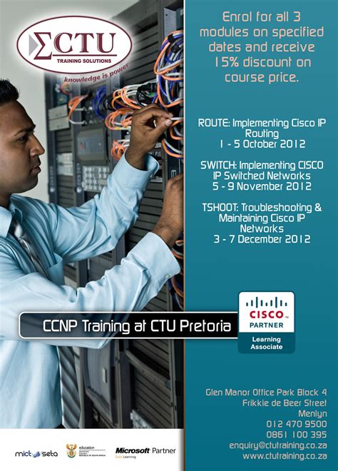 Ccnp Training At Ctu Pretoria Ctu Training Solutions Chatz