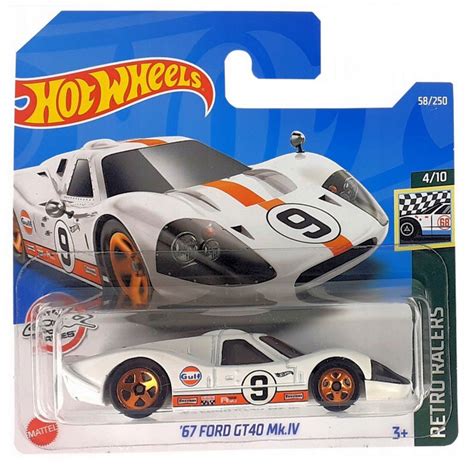 Купить HOT WHEELS 67 FORD GT40 Mk IV GULF ReSoRaK MODEL AUTKO SAMOCHODZIK SPORTOWY отзывы фото