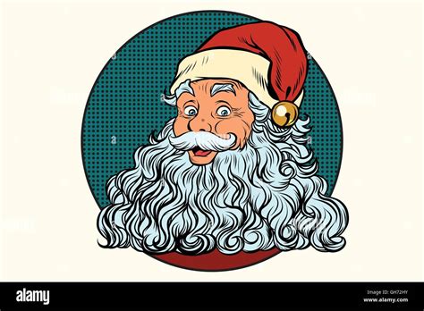 Classic Santa Claus With White Beard Stock Vector Image And Art Alamy