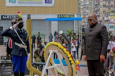 Rdc Mai F Lix Tshisekedi Rend Hommage Aux Soldats Congolais