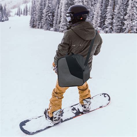 Dengjunhu Ski Boot Bag -Ski Boots Snowboard Boots Bag Waterproof Travel Boot Bag for Ski Helmets ...